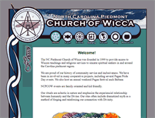 Tablet Screenshot of churchofwicca.org